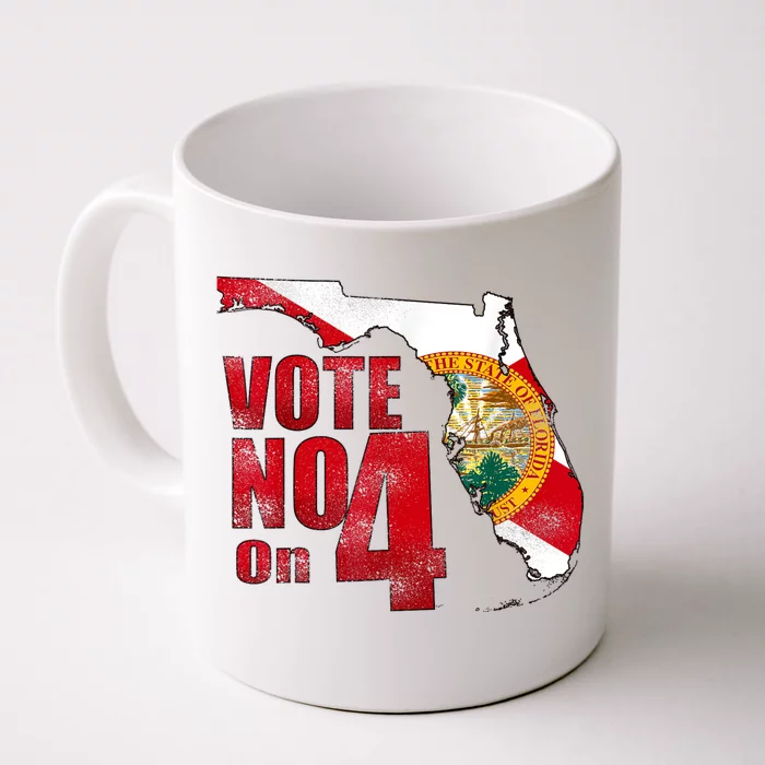 Vote No On 4 Front & Back Coffee Mug