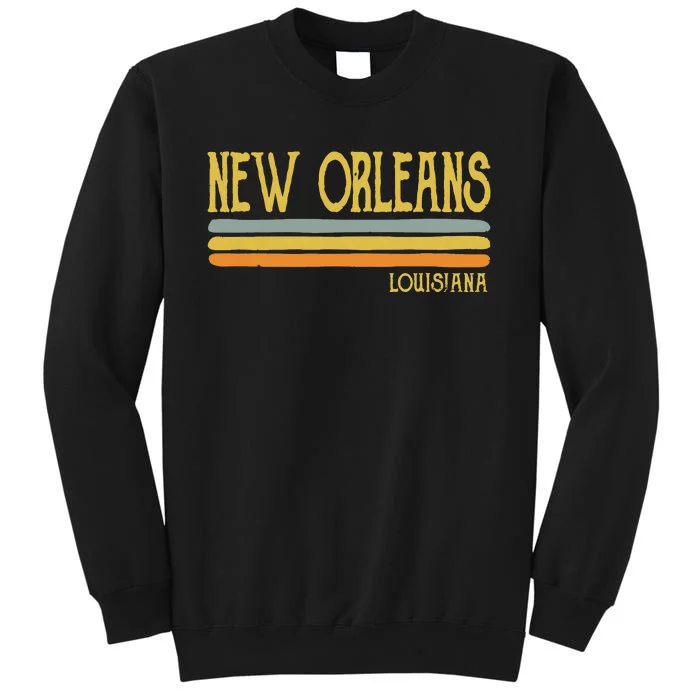 Vintage New Orleans Louisiana La Love Gift Souvenir Tall Sweatshirt