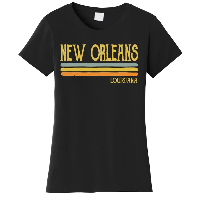 Vintage New Orleans Louisiana La Love Gift Souvenir Women's T-Shirt