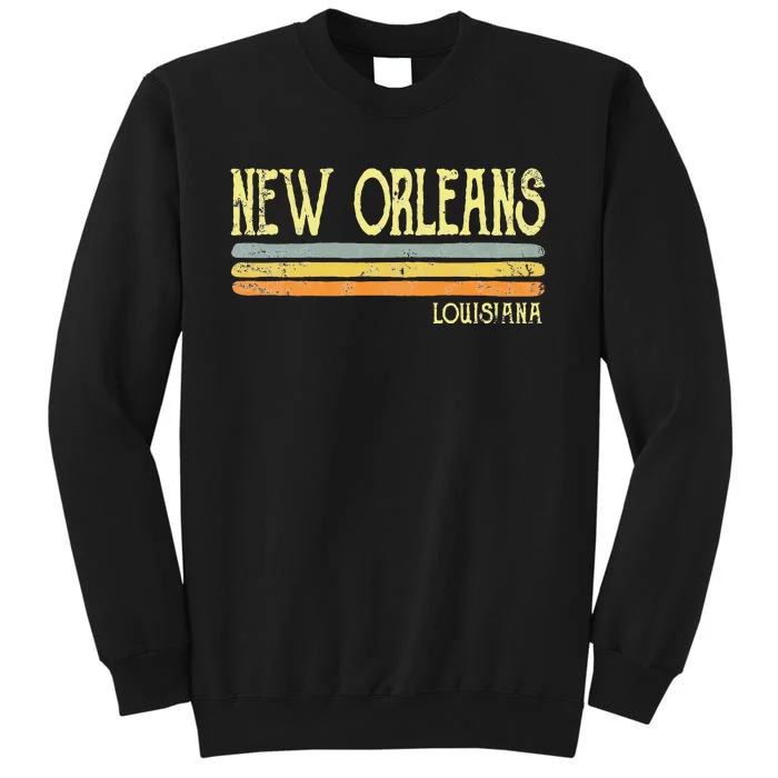 Vintage New Orleans Louisiana La Love Tall Sweatshirt