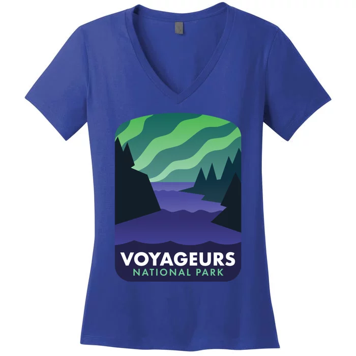 Voyageurs National Park Cool Gift Women's V-Neck T-Shirt