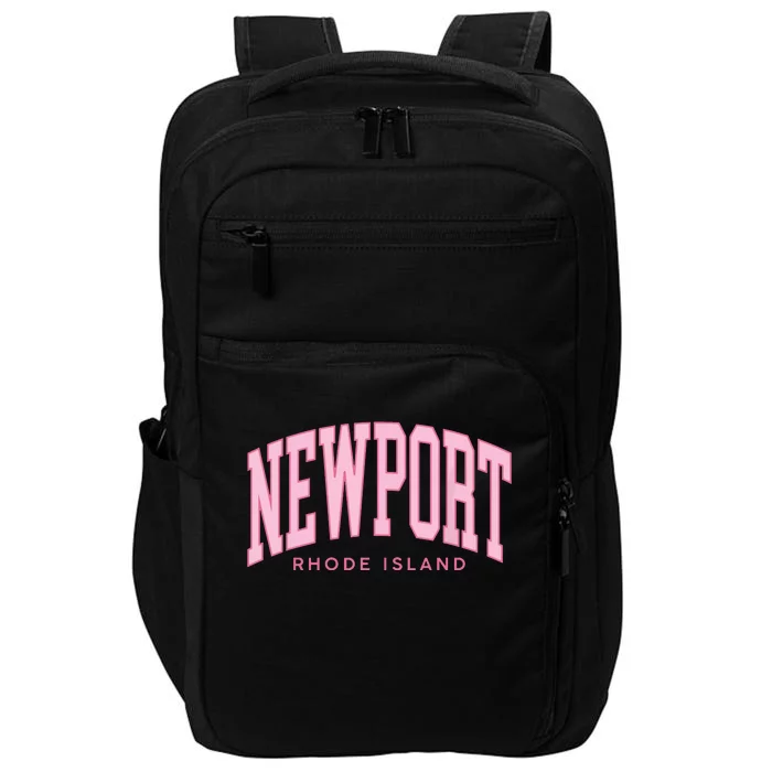 Vintage Newport Rhode Island Retro Prepp Girl Impact Tech Backpack