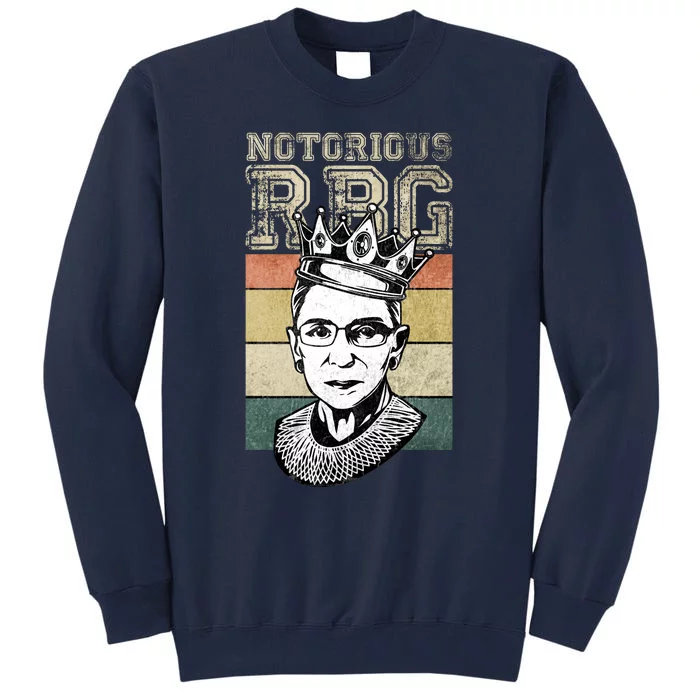 Vintage Notorious Ready To Dissent Pro Choice RBG Tall Sweatshirt