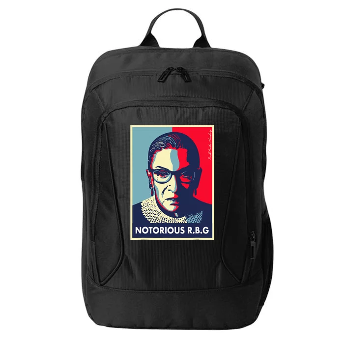 Vintage Notorious RBG T-shirt rbg dissent City Backpack