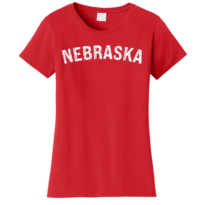 Vintage Nebraska Red Retro Women's T-Shirt