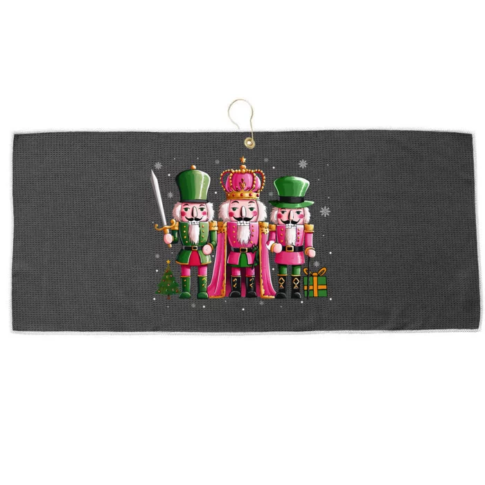 Vintage Nutcracker Squad Christmas Large Microfiber Waffle Golf Towel