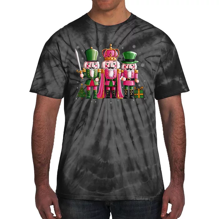 Vintage Nutcracker Squad Christmas Tie-Dye T-Shirt