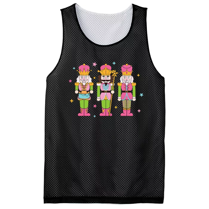 Vintage Nutcracker Squad Christmas Mesh Reversible Basketball Jersey Tank