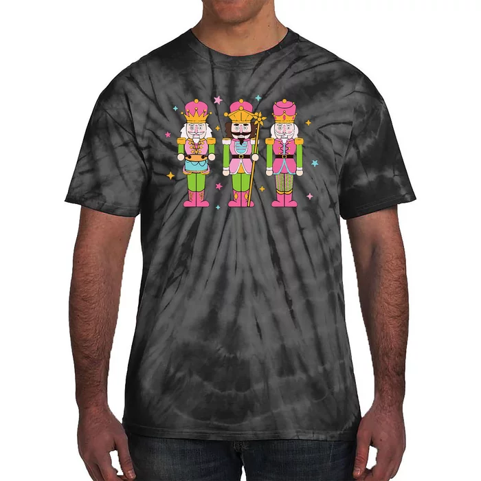 Vintage Nutcracker Squad Christmas Tie-Dye T-Shirt