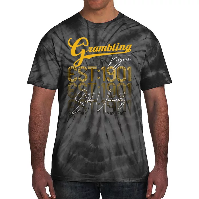 Vintagegrambling Ny State Retro Personalized Birthday Tie-Dye T-Shirt