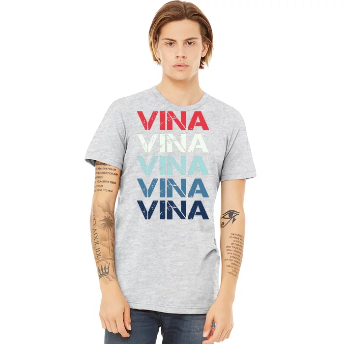 Vina Name T Shirt Vina Classic Vintage Premium T-Shirt