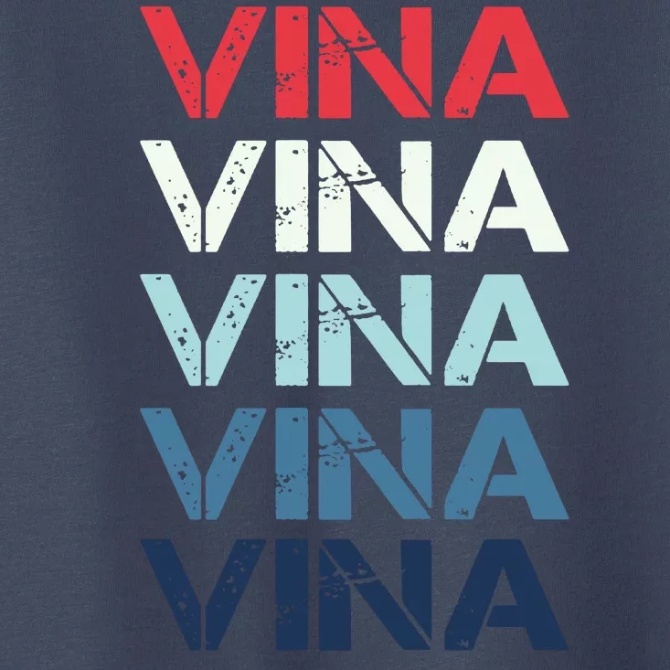 Vina Name T Shirt Vina Classic Vintage Toddler T-Shirt