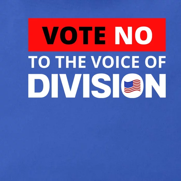 Vote No To The Voice Of Division Zip Tote Bag