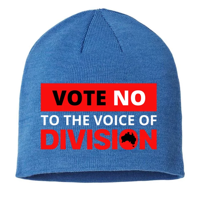 Vote No To The Voice Of Division 8 1/2in Sustainable Knit Beanie