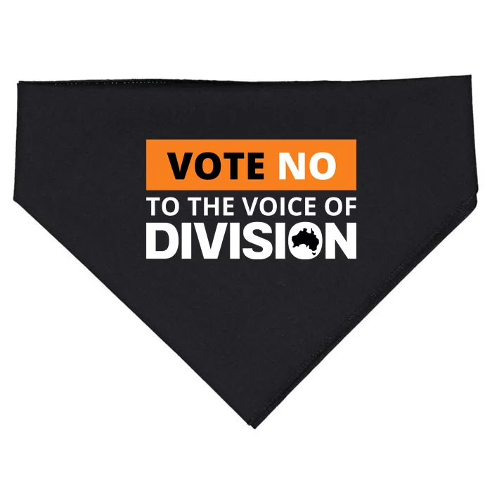 Vote No To The Voice Of Division USA-Made Doggie Bandana