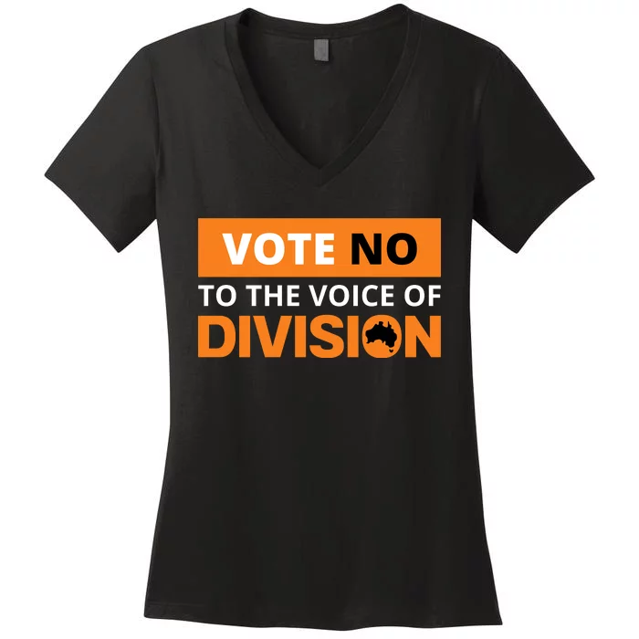 Vote No To The Voice Of Division Women's V-Neck T-Shirt