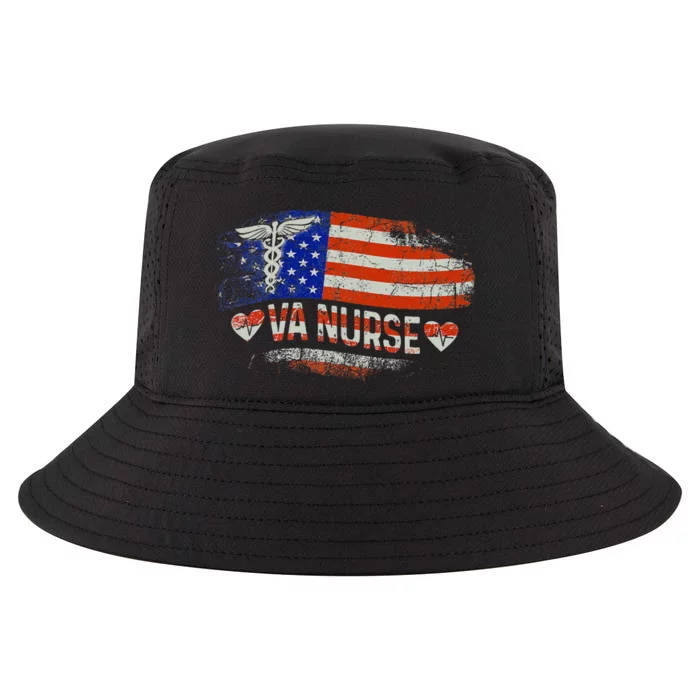 VA Nurse Trauma Nurse Nursing Proud Veterans Affair Nurse Cool Comfort Performance Bucket Hat