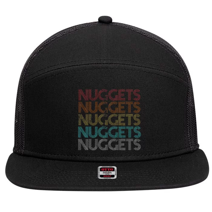 Vintage Nuggets 7 Panel Mesh Trucker Snapback Hat