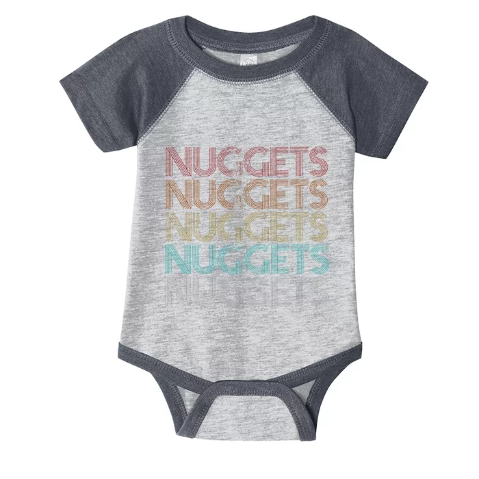 Vintage Nuggets Infant Baby Jersey Bodysuit