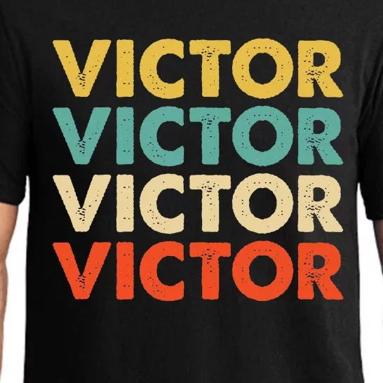 Victor Name Pajama Set