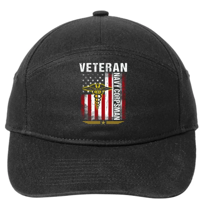 Veteran Na Vy Corpsman 7-Panel Snapback Hat