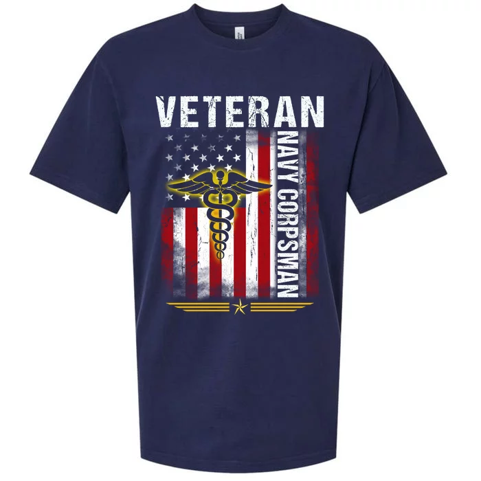 Veteran Na Vy Corpsman Sueded Cloud Jersey T-Shirt