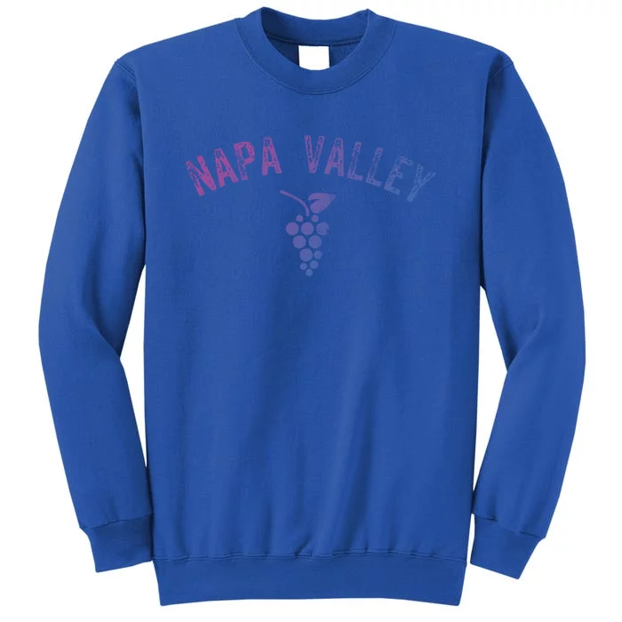 Vintage Napa Valley California Wine Country Gift Souvenir Gift Tall Sweatshirt