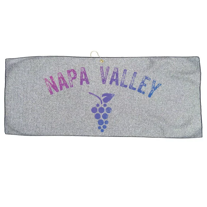 Vintage Napa Valley California Wine Country Gift Souvenir Gift Large Microfiber Waffle Golf Towel