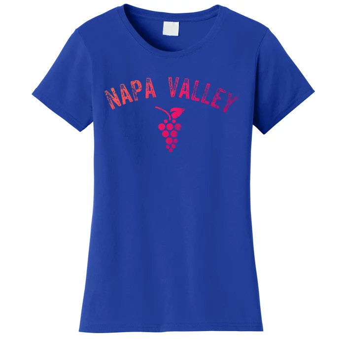 Vintage Napa Valley California Wine Country Gift Souvenir Gift Women's T-Shirt