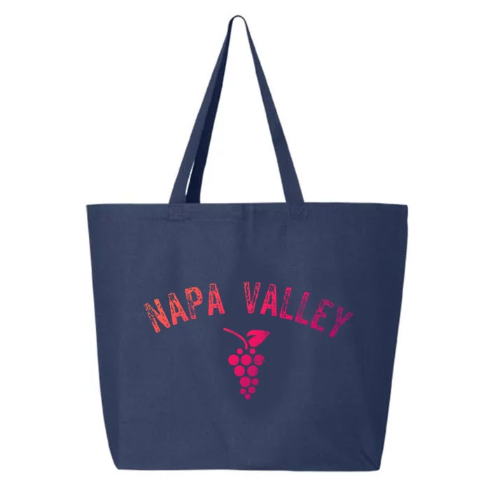 Vintage Napa Valley California Wine Country Gift Souvenir Gift 25L Jumbo Tote