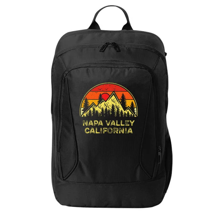 Vintage Napa Valley California Ca Mountains Hiking Souvenir City Backpack