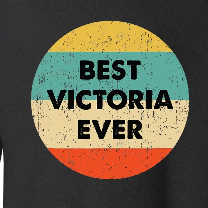 Victoria Name Toddler Sweatshirt