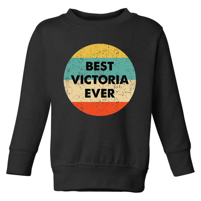 Victoria Name Toddler Sweatshirt