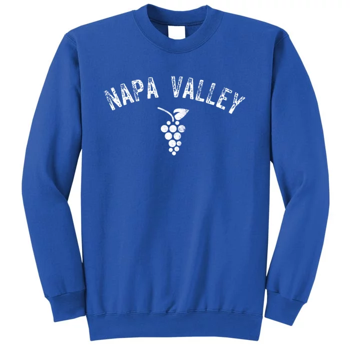 Vintage Napa Valley California Wine Country Gift Souvenir Gift Tall Sweatshirt