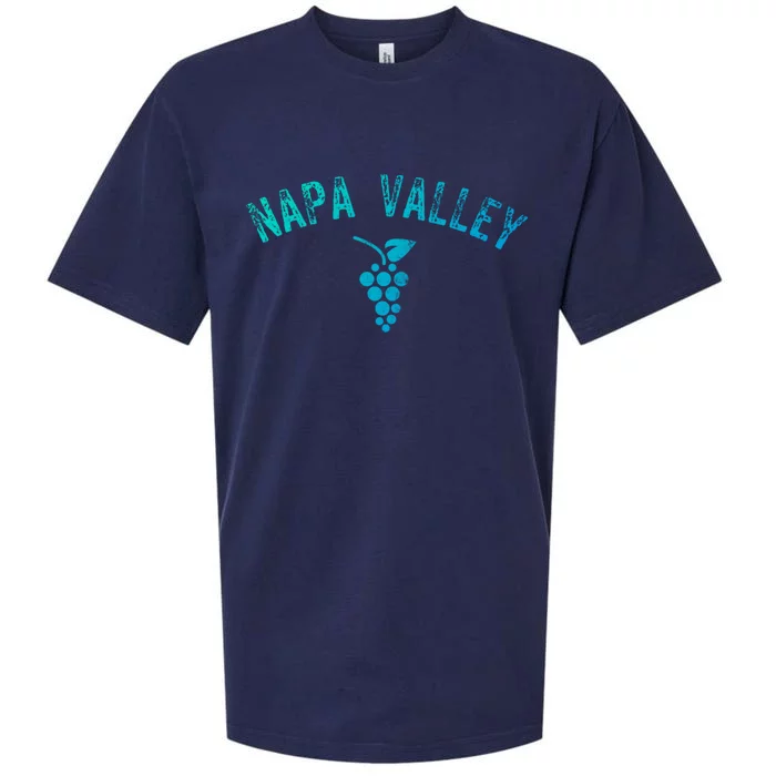 Vintage Napa Valley California Wine Country Gift Souvenir Gift Sueded Cloud Jersey T-Shirt