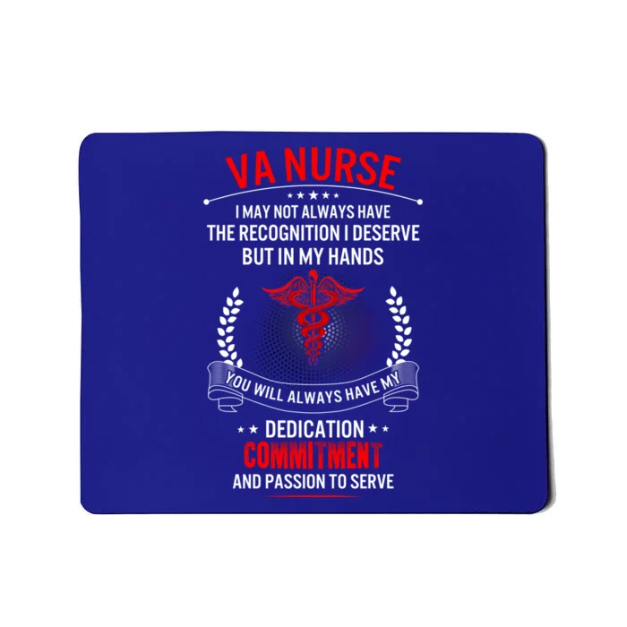 Va Nurse Week My Hands Have Passion Funny Gift Mousepad