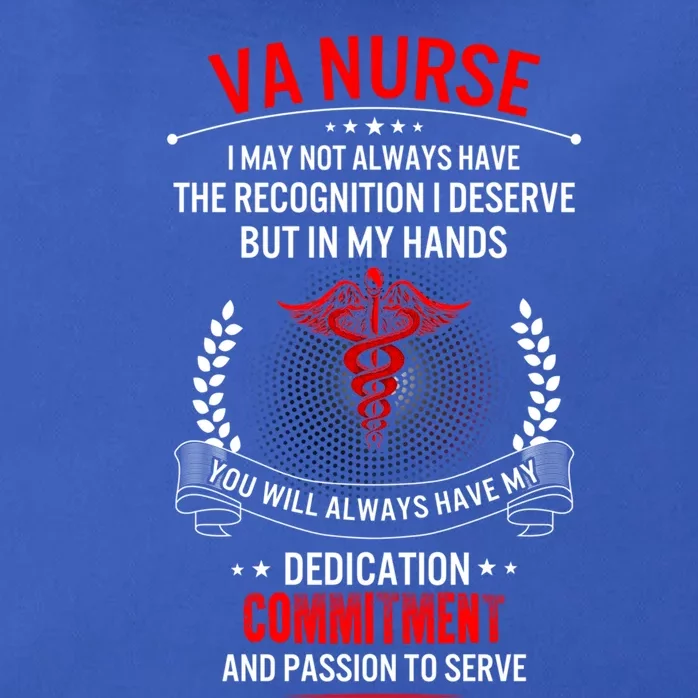 Va Nurse Week My Hands Have Passion Funny Gift Zip Tote Bag