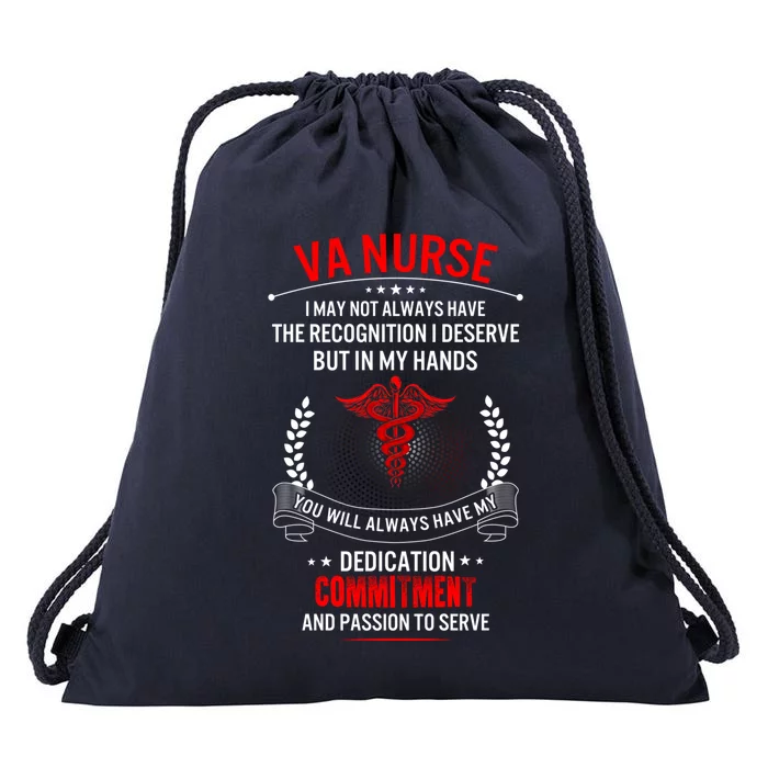 Va Nurse Week My Hands Have Passion Funny Gift Drawstring Bag