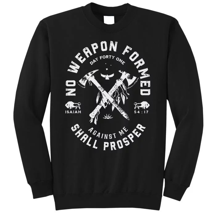 Vintage No Weapon Formed Against Me Shall Prosper Christian Sweatshirt