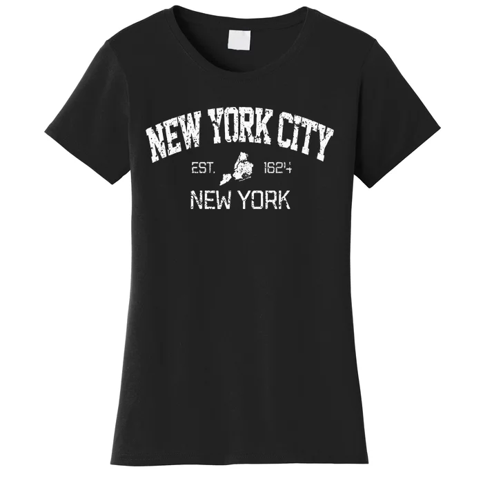 Vintage New York City Est 1624 Souvenir Women's T-Shirt