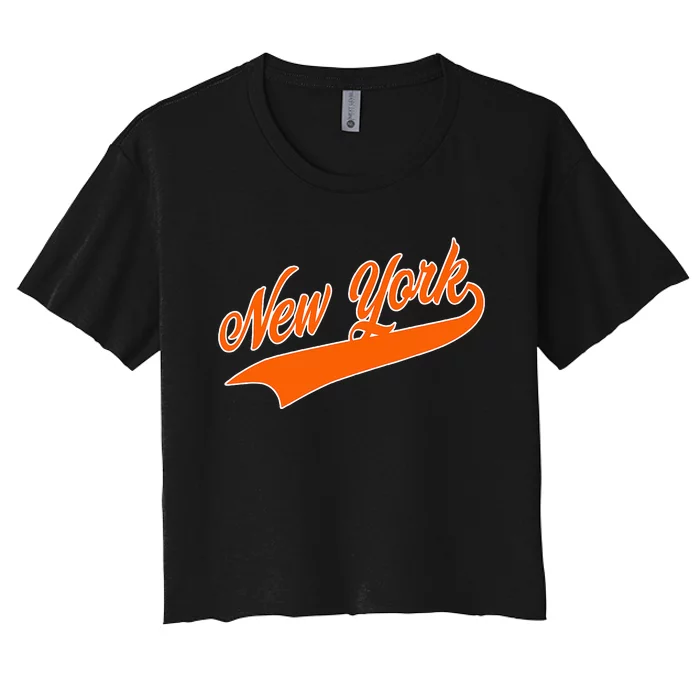 Vintage New York Women's Crop Top Tee