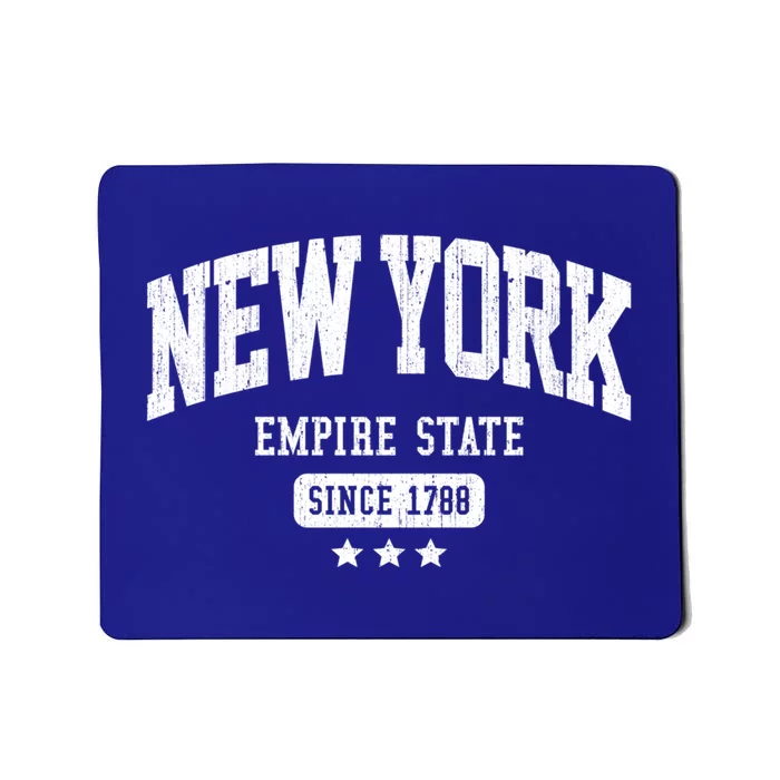 Vintage New York Empire State Nyc Weathered Dark Cute Gift Mousepad