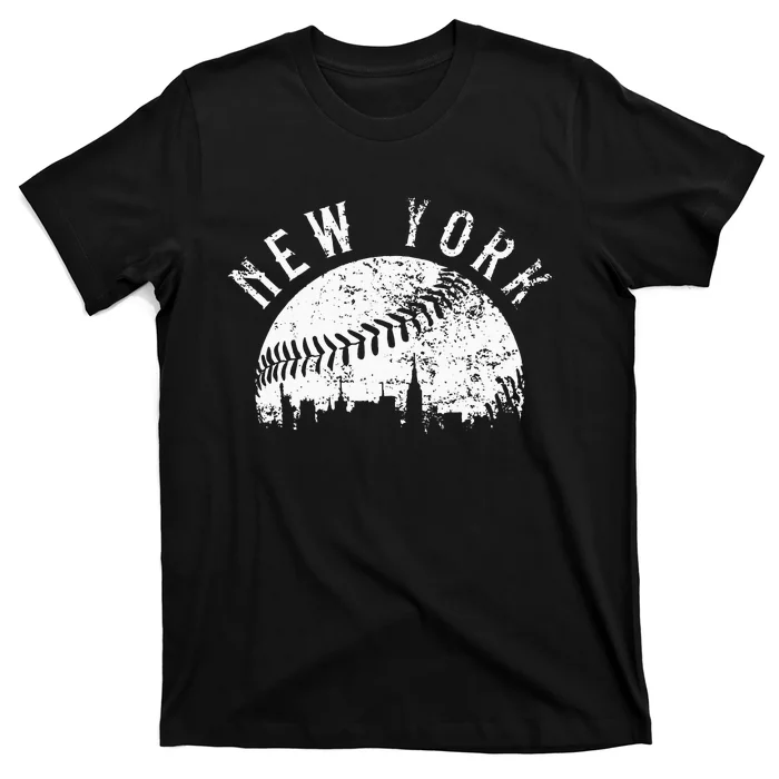 Vintage New York NY Skyline Apparel T-Shirt