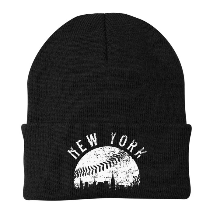 Vintage New York NY Skyline Apparel Knit Cap Winter Beanie