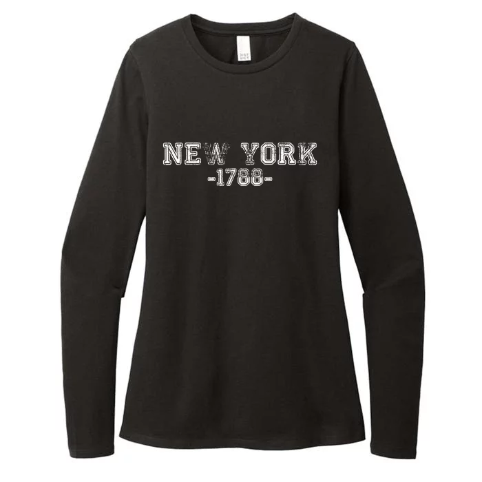 Vintage New York 1788 Womens CVC Long Sleeve Shirt