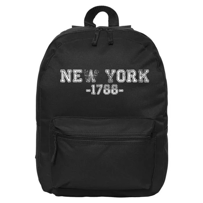 Vintage New York 1788 16 in Basic Backpack