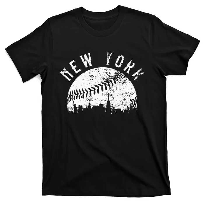 Vintage New York NY Skyline Apparel T-Shirt