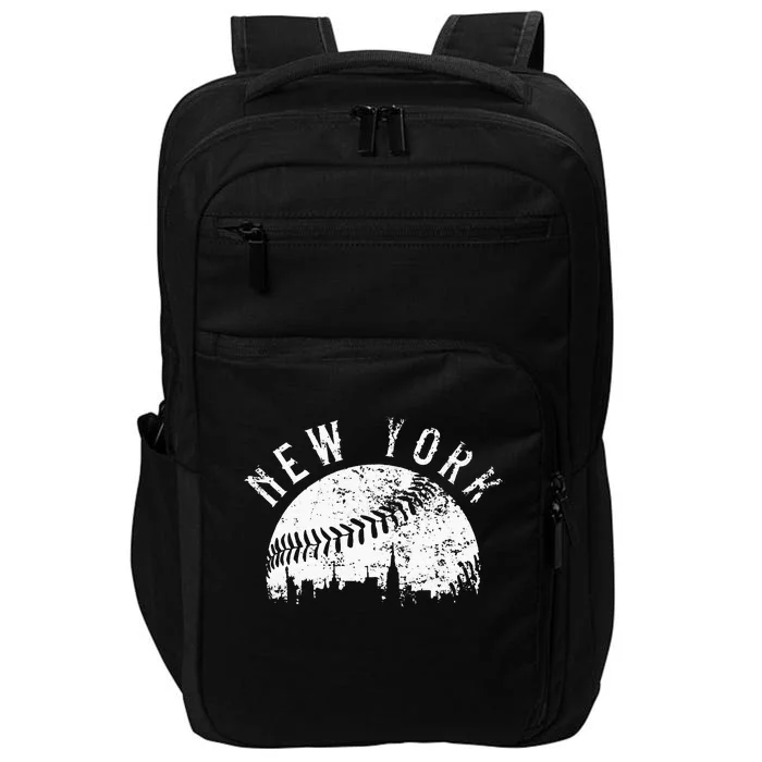 Vintage New York NY Skyline Apparel Impact Tech Backpack