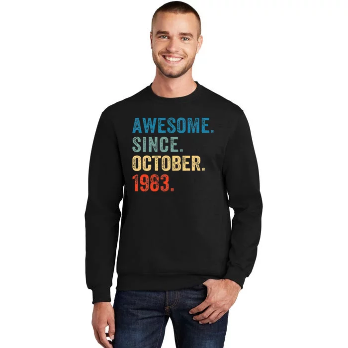 Vintage October 1983 Celebrating 40 Years old birthday Sweatshirt