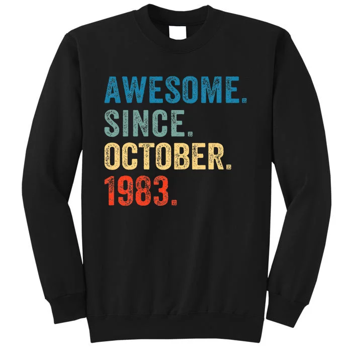 Vintage October 1983 Celebrating 40 Years old birthday Sweatshirt